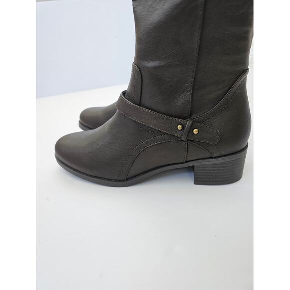 Easy Street Jewel Riding Boots Brown Size 10M NWT and BOX - Picture 4 of 9